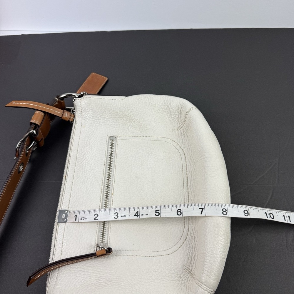 Coach Soho Handbag F13106 Ivory Leather Y2K Shoulder Bag With Hangtag - Picture 15 of 15